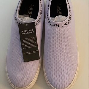 NWT Lauren Jordyn Sneakers in White Size 8.5